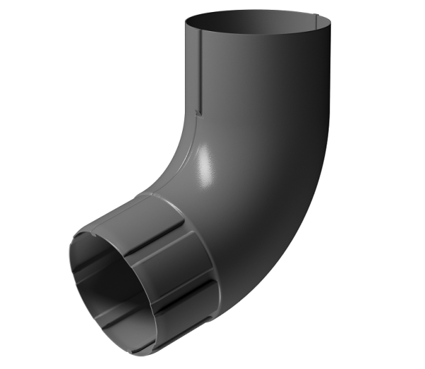 Колено 72° D90 Döcke STAL PREMIUM Графит, (RAL 7024) купить в Альметьевске