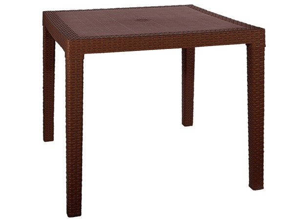 Стол квадратный FIJI Quatro Table Коричневый купить в Альметьевске