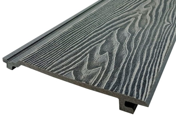 Сайдинг Darvolex 185x19x3000мм, 3D тиснение Серый купить в Альметьевске