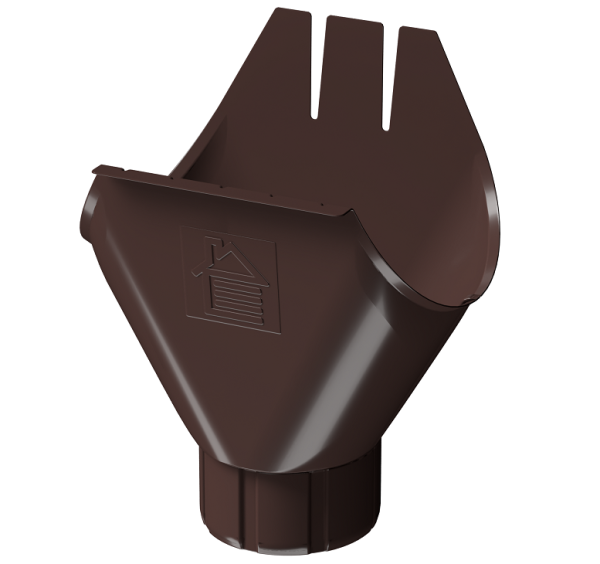 Воронка желоба D125 Döcke STAL PREMIUM Шоколад, (RAL 8019) купить в Альметьевске