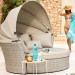 Диван-Трансформер AFINA плетеный из иск. ротанга AFM-325 Beige купить в Альметьевске