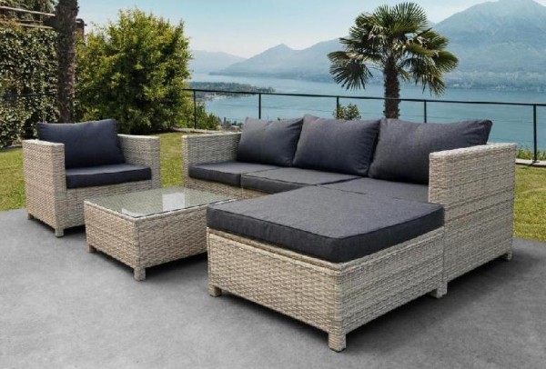 Комплект мебели AFINA плетеной из иск. ротанга YR821G Grey/Grey купить в Альметьевске