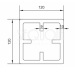 Столб SEQUOIA Evolution 3D WOOD BROWN купить в Альметьевске