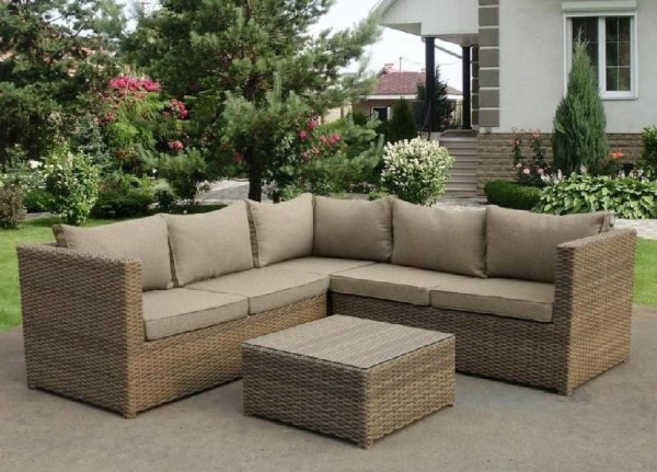 Комплект мебели AFINA плетеной из иск. ротанга YR825B Beige купить в Альметьевске