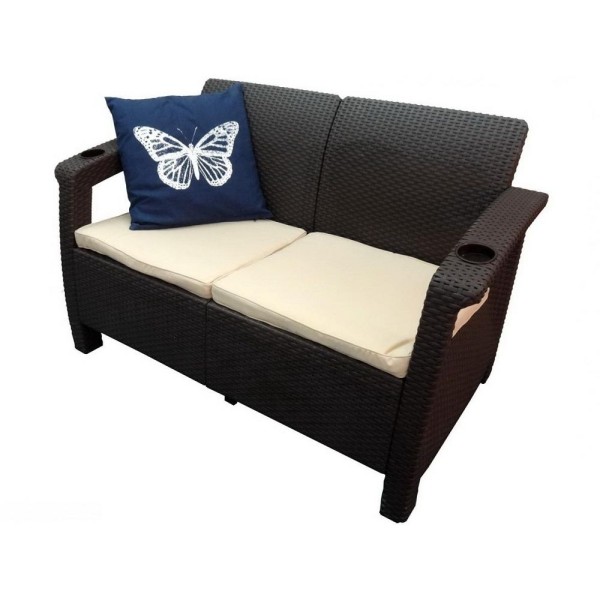Двухместный диван Yalta Sofa Seаt венге купить в Альметьевске