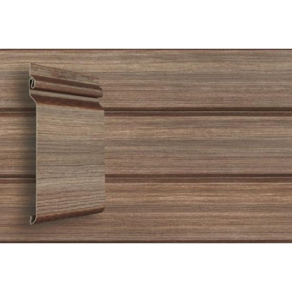 Виниловый сайдинг Grand Line Natural-Брус Tundra - Кедр купить в Альметьевске