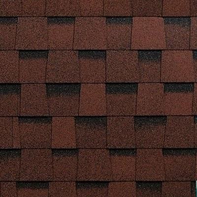 Двухслойная ламинированная черепица Shinglas, серия Фазенда – Красный купить в Альметьевске