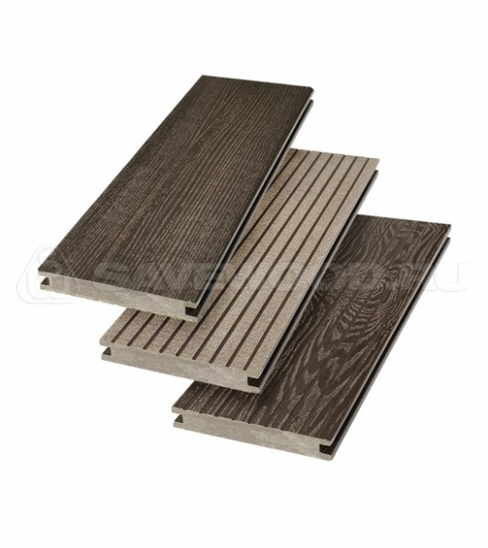 Террасная доска SW Fraxinus (R) полнотелая «SaveWood» Темно-коричневый купить в Альметьевске