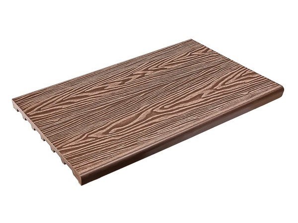 Ступень полнотелая из ДПК Deckart Step 3D Махагон купить в Альметьевске