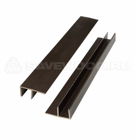 F-профиль ДПК Savewood – Тёмно-коричневый купить в Альметьевске