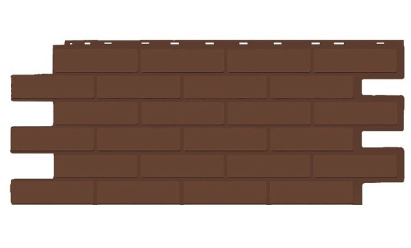 Фасадная панель T-Siding Кирпич Модерн Эко Браун купить в Альметьевске
