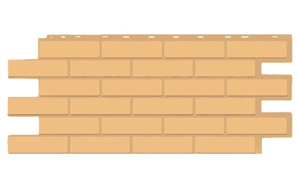 Фасадная панель T-Siding Кирпич Модерн Эко Крем купить в Альметьевске