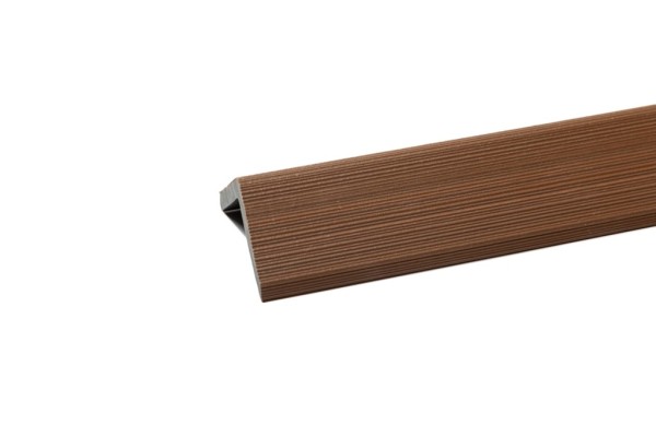 Уголок торцевой Ecodecking Скай коэкструзия 45х45х3000 Тик купить в Альметьевске