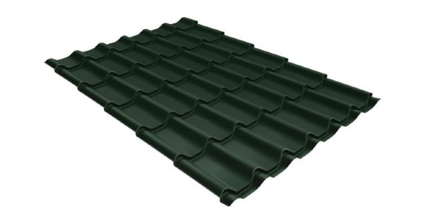 Металлочерепица классик 0,5 Satin RR 11 темно-зеленый купить в Альметьевске